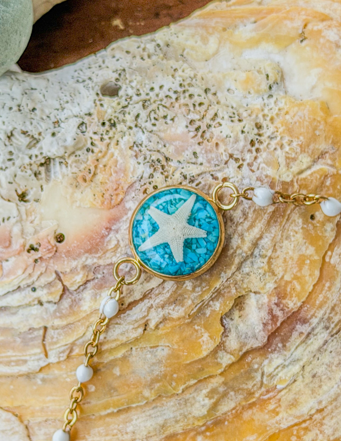 The Juliana Choker - Turquoise Starfish Necklace