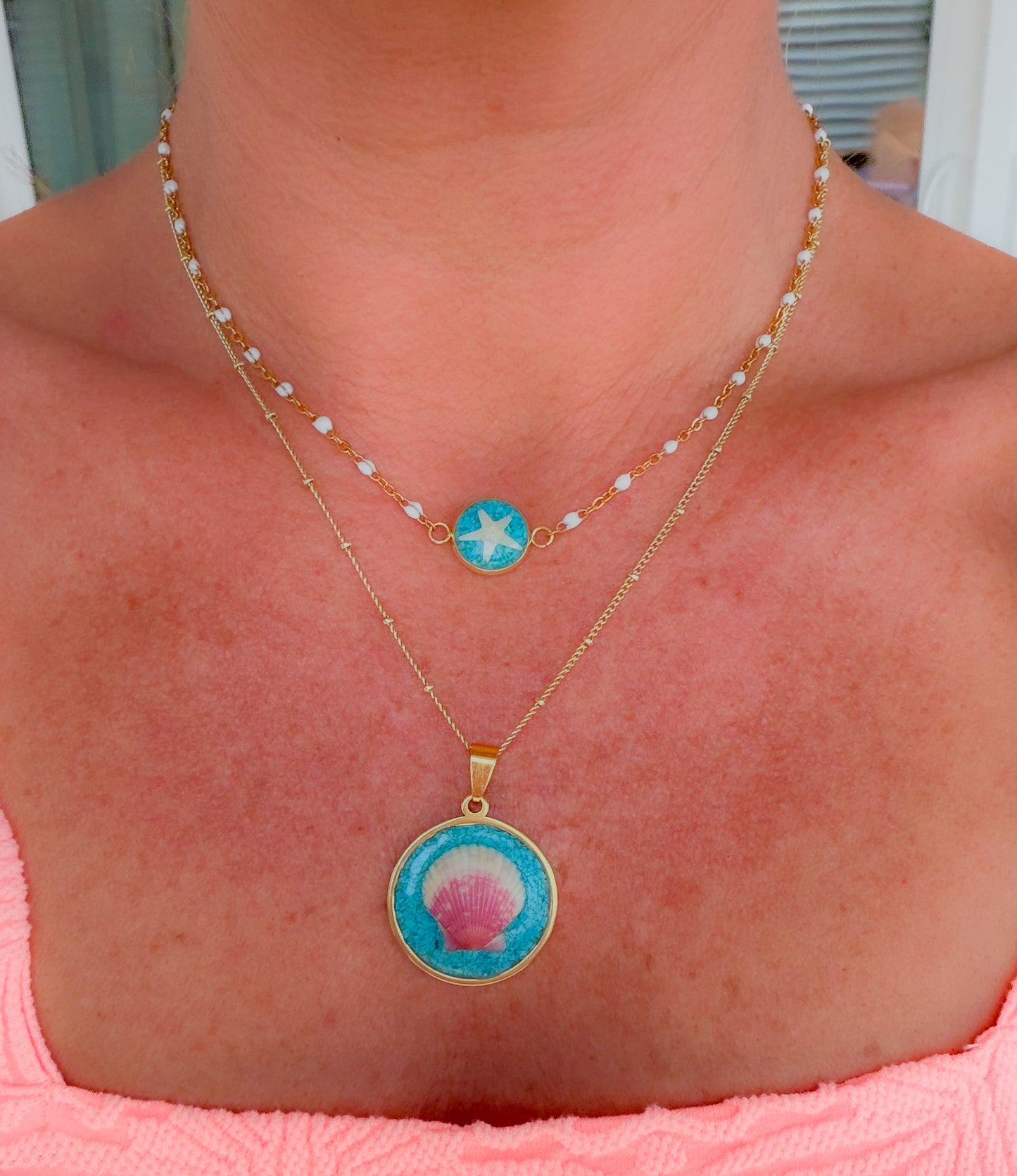 The Juliana Choker - Turquoise Starfish Necklace